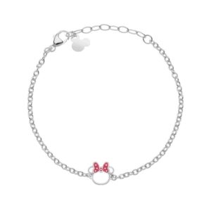 Bracciale Bambina Minnie Mouse in Acciaio Medico Anallergico – Disney