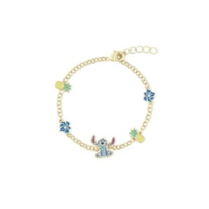 Bracciale Disney Stitch in Ottone Placcato Oro – Gioiello Ufficiale Lilo & Stitch