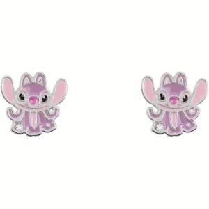 Orecchini Disney Stitch in Ottone Placcato Argento – Gioiello Ufficiale Lilo & Stitch