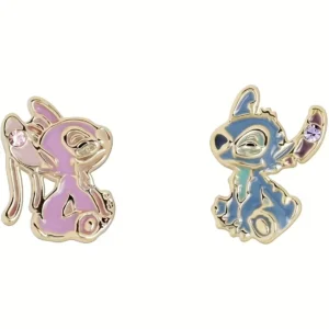 Orecchini Disney Stitch in Ottone Placcato Oro – Gioiello Ufficiale Lilo & Stitch