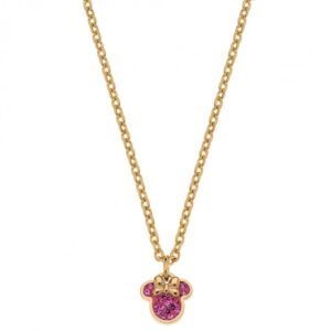 Collana Bambina Minnie Mouse in Acciaio Medico con Zirconi – Anallergica