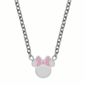Collana Bambina Minnie Mouse in Acciaio Medico Anallergico – Disney