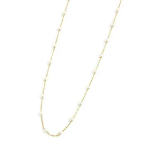 Marlù Collana Donna – Acciaio con Finitura Oro e Dettagli Eleganti