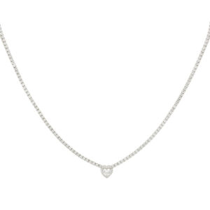 Collana Urania Cupido in Argento 925 con Cuore