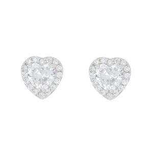 Orecchini Urania Dubai in Argento 925 a Cuore 7,6 mm