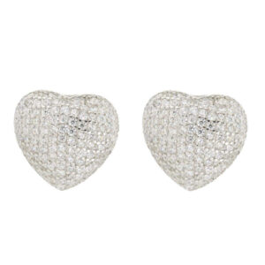 Orecchini Urania Misti Cuore 10 mm in Argento 925