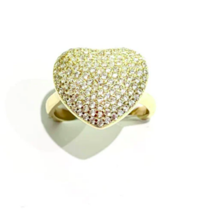 Anello Misti Cuore 12 mm in Argento 925 – Urania