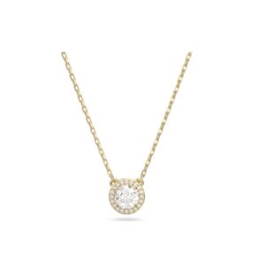 Collana in Acciaio Dorato con Punto Luce e Pavé - Liu Jo