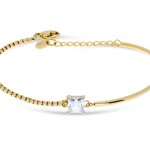 Bracciale Oro con Cristallo Quadrato - Liu Jo