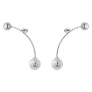 Orecchini Arco con Sfere e Logo LJ3014 - Liu Jo