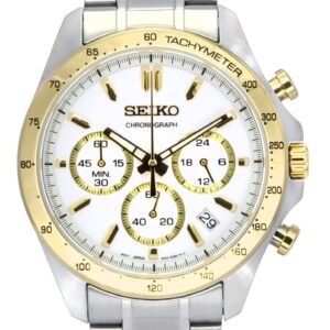 Orologio Seiko SBTR024 Cronografo – Acciaio e dettagli dorati