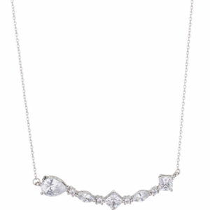 Collana Sovrani in ottone rodiato con zirconi