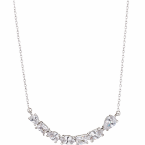 Collana Sovrani in ottone rodiato con zirconi
