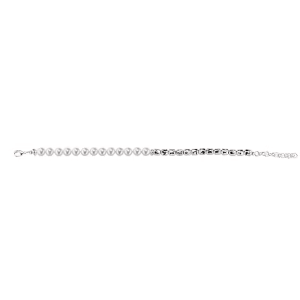 Bracciale Sovrani Sharlin in bronzo argentato con perle