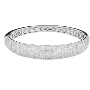 Bracciale rigido Sovrani Fashion Mood rodiato con zirconi