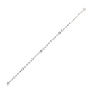 Bracciale Sovrani in ottone rodiato con zirconi