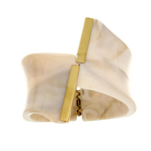 Bracciale Venere in Ottone Rigido con Finitura Marmorizzata - colori assortiti