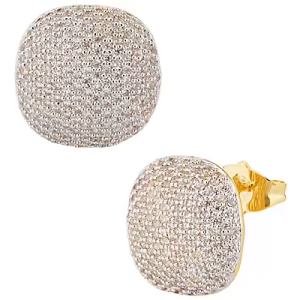 Orecchini Sovrani Fashion Mood in ottone oro 18kt con zirconi eleganti