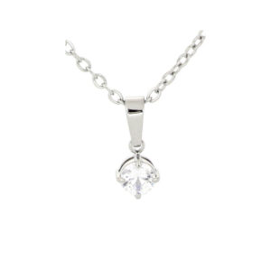 Pendente Punto Luce Tondo 4 mm in Acciaio Donna Urania