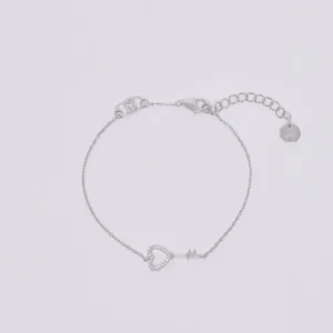 Bracciale Donna Liu Jo Argento 925 Cuore con Zirconi Bianchi