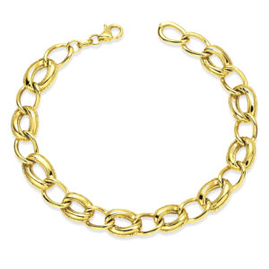 Bracciale Catena Ovale in Oro 9Kt