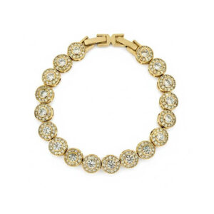 Bracciale Donna Urania Preziosi “Astra” 16 cm in Ottone Dorato con Zirconi