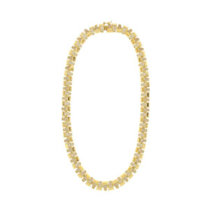 Collana Donna Urania Preziosi “Astra” in Ottone Dorato con Zirconi