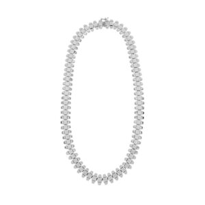 Collana Donna Urania Preziosi “Astra” in Ottone Argentato con Zirconi