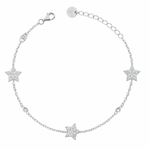 Bracciale Donna Liu Jo Essential Argento 925 Stelline con Zirconi Bianchi