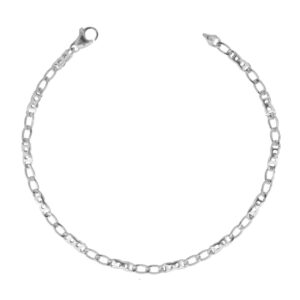 Bracciale Maglia Marina in Oro Bianco 9Kt
