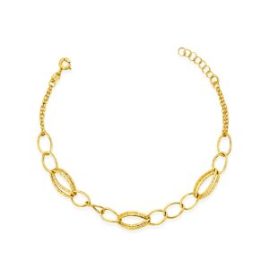 Bracciale Catena Elegance in Oro Giallo 9Kt