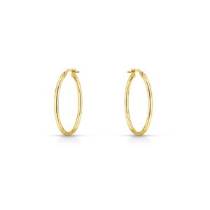 Orecchini Cerchio Slim in Oro Giallo 9Kt – 2 misure