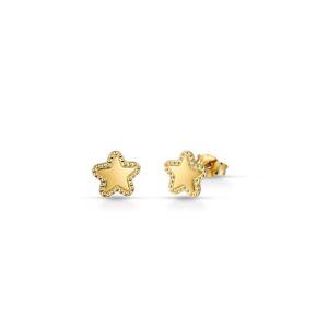 Orecchini Stelline in Oro Giallo 9Kt