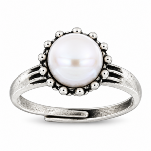 Anello Donna Urania Preziosi Theodora con Perla in Ottone 11 mm