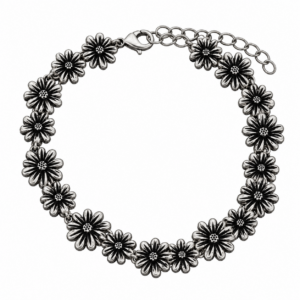 Bracciale Donna Urania Preziosi Theodora con Margherite in Ottone 18+3 cm