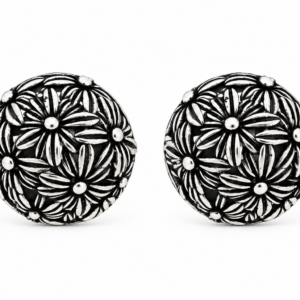 Orecchini Donna Urania Preziosi Theodora in Ottone con Motivo Floreale 14 mm