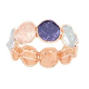 Bracciale Donna Urania Preziosi Armonia in Ottone Rosé con Elementi Madreperlati