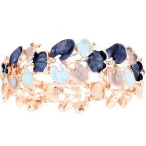 Bracciale Donna Urania Preziosi Armonia in Ottone con Foglie Colorate - Varianti