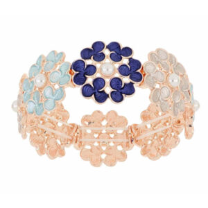 Bracciale Donna Urania Preziosi Armonia Floreale in Ottone 20 mm – 3 Varianti Colore