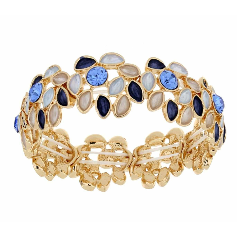 Bracciale Donna Urania Preziosi Armonia in Ottone 20 mm con Inserti Colorati